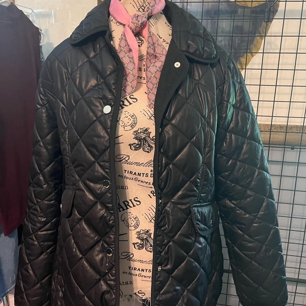 Kate Spade Black Quilted Puffer Jacket